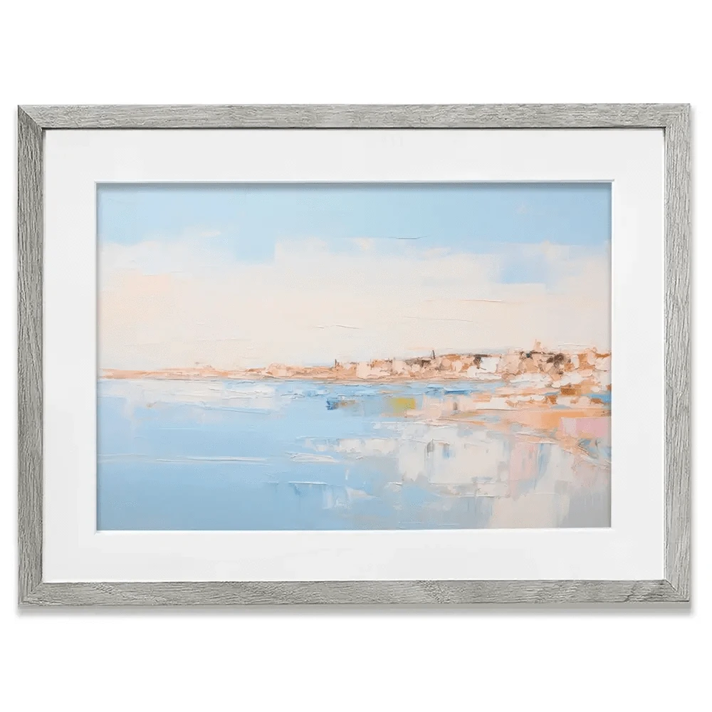 Abstract Beach Framed Art Print Abstract Beach Framed Art Print wall art product Creative Studio - Independent