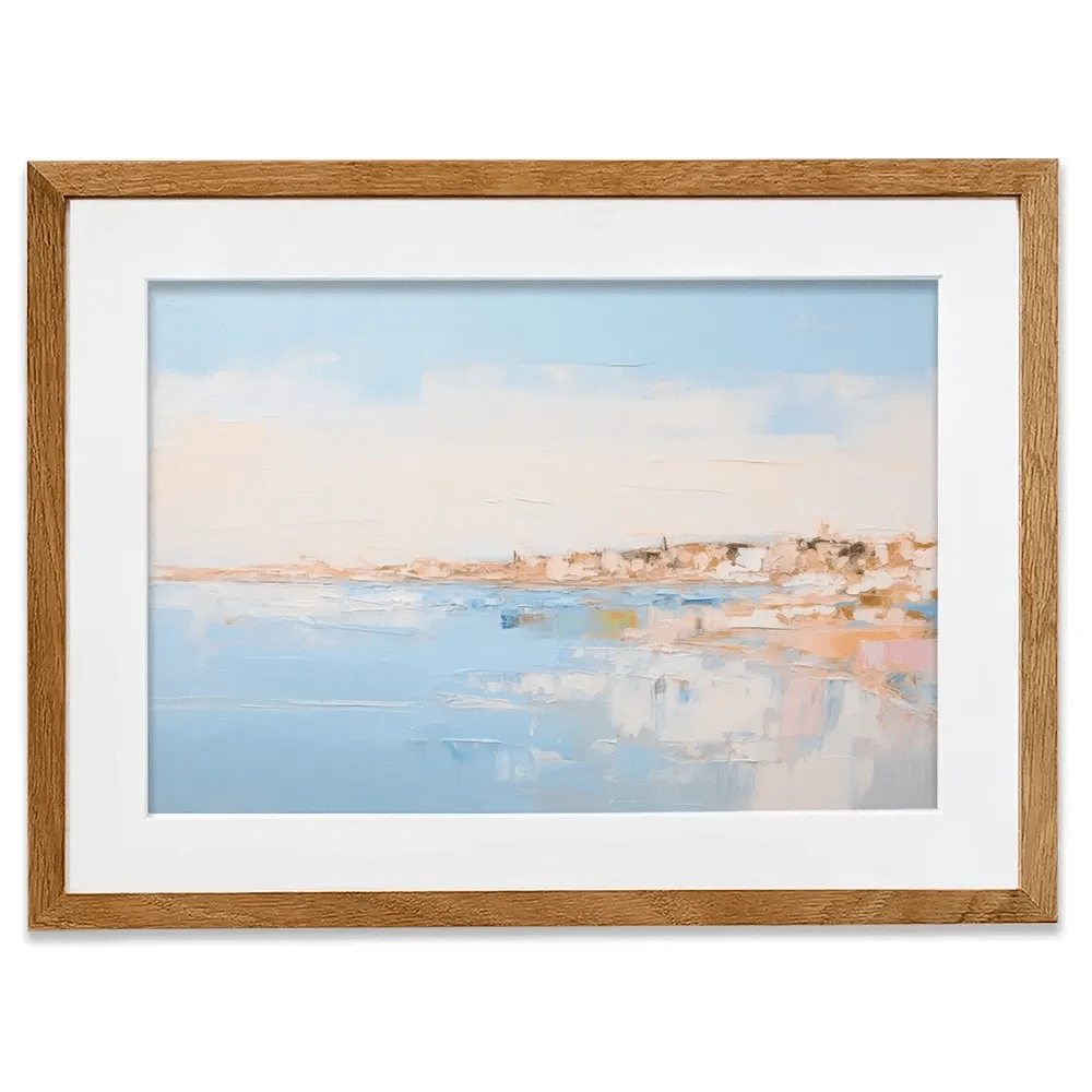 Abstract Beach Framed Art Print Abstract Beach Framed Art Print wall art product Creative Studio - Independent