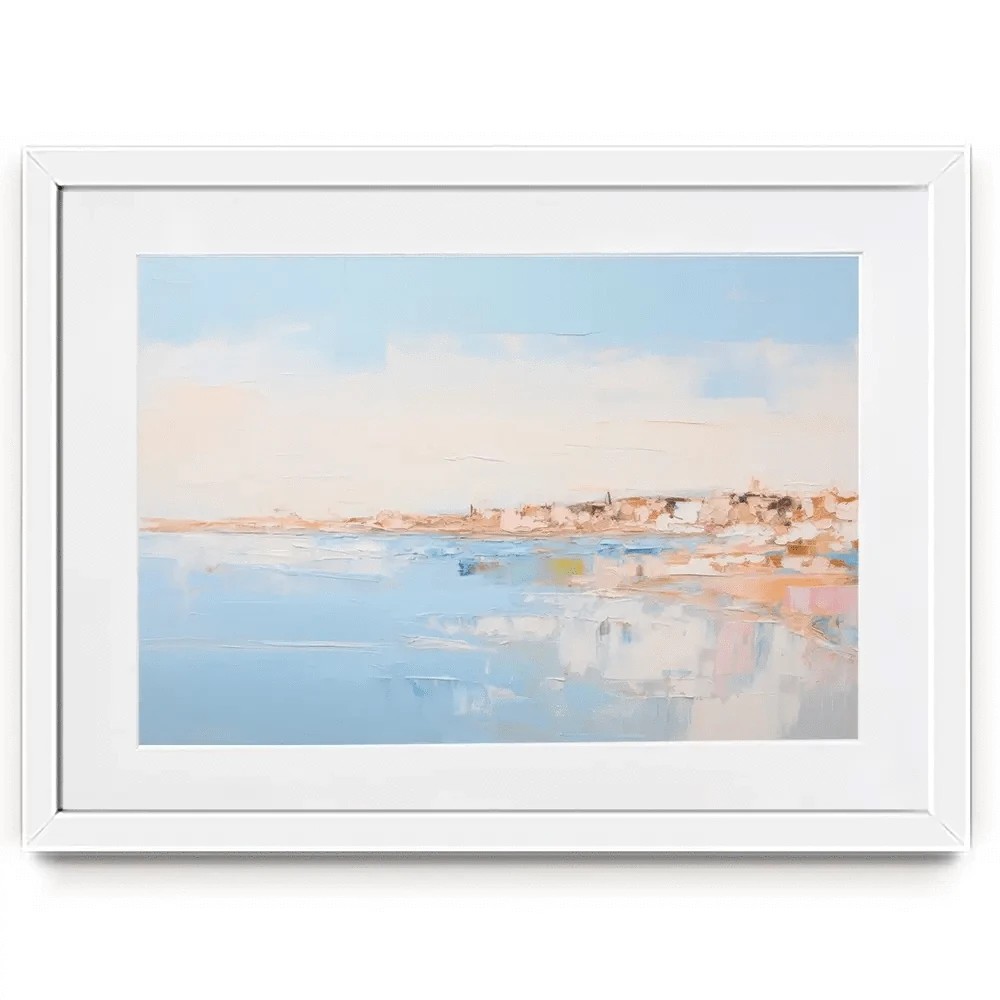 Abstract Beach Framed Art Print Abstract Beach Framed Art Print wall art product Creative Studio - Independent