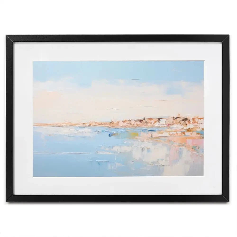 Abstract Beach Framed Art Print Abstract Beach Framed Art Print wall art product Creative Studio - Independent