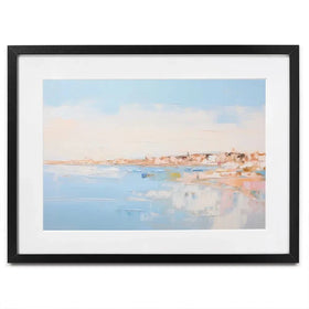 Abstract Beach Framed Art Print Abstract Beach Framed Art Print wall art product Creative Studio - Independent