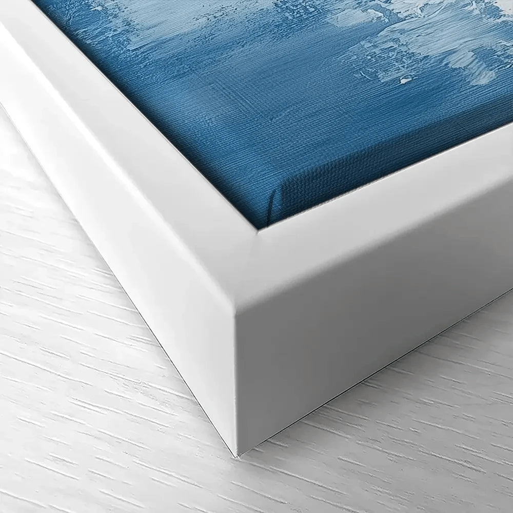 Abstract Blue Canvas Print Abstract Blue Canvas Print wall art product Tanya Ocean
