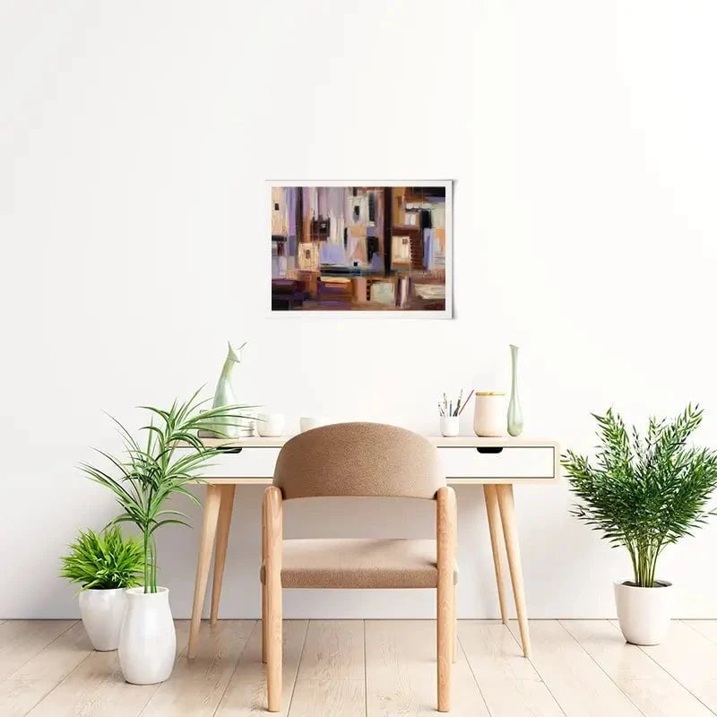 Abstract City Art Print Abstract City Art Print wall art product Ekaterina Ermilkina