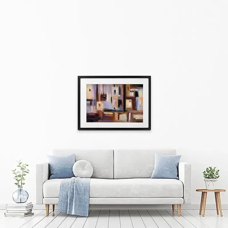 Abstract City Framed Art Print Abstract City Framed Art Print wall art product Ekaterina Ermilkina