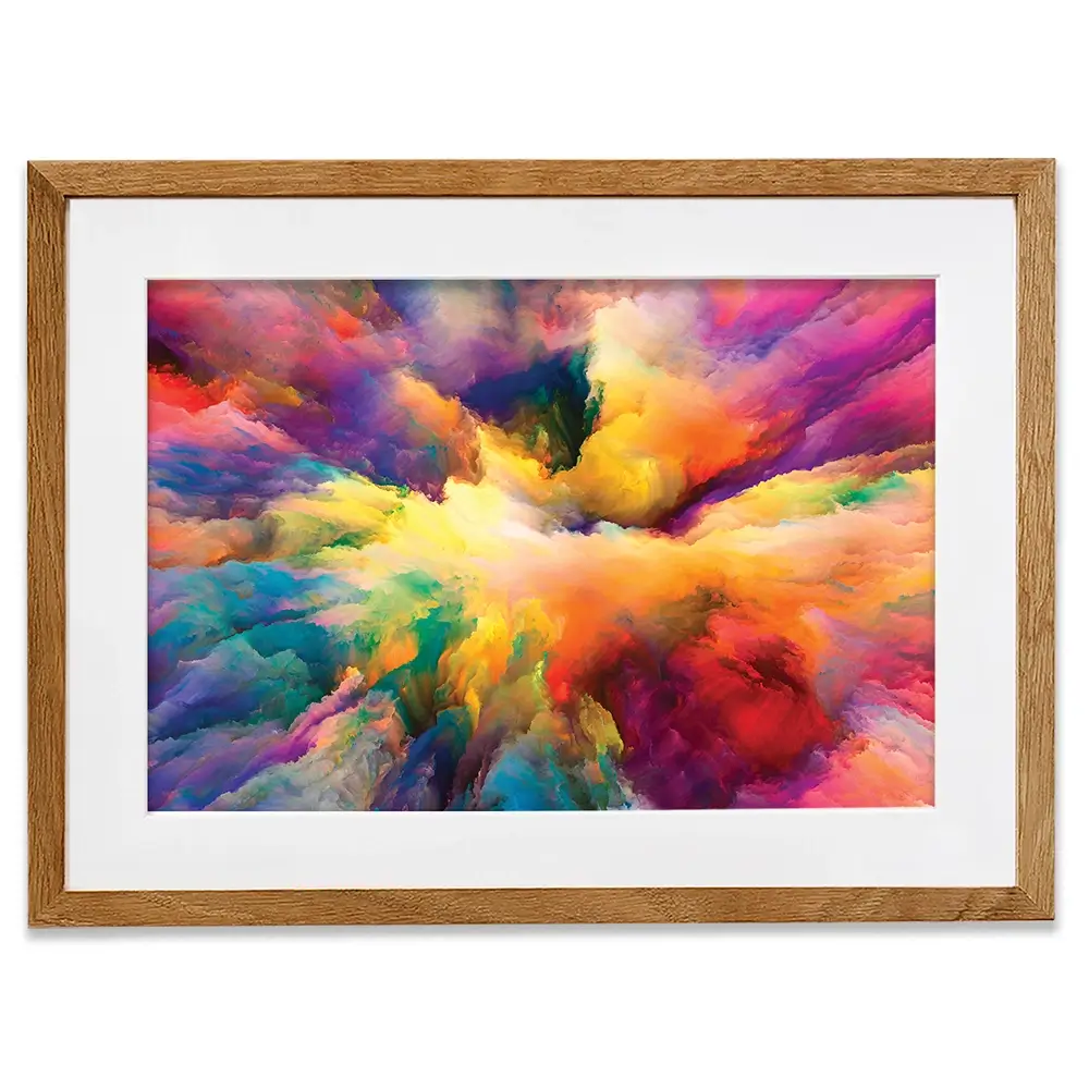 Abstract Colour Explosion Framed Art Print Abstract Colour Explosion Framed Art Print | Abstract Colour Artwork wall art product agsandrew / Shutterstock