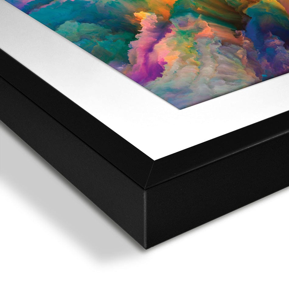 Abstract Colour Explosion Square Framed Art Print wall art product agsandrew / Shutterstock