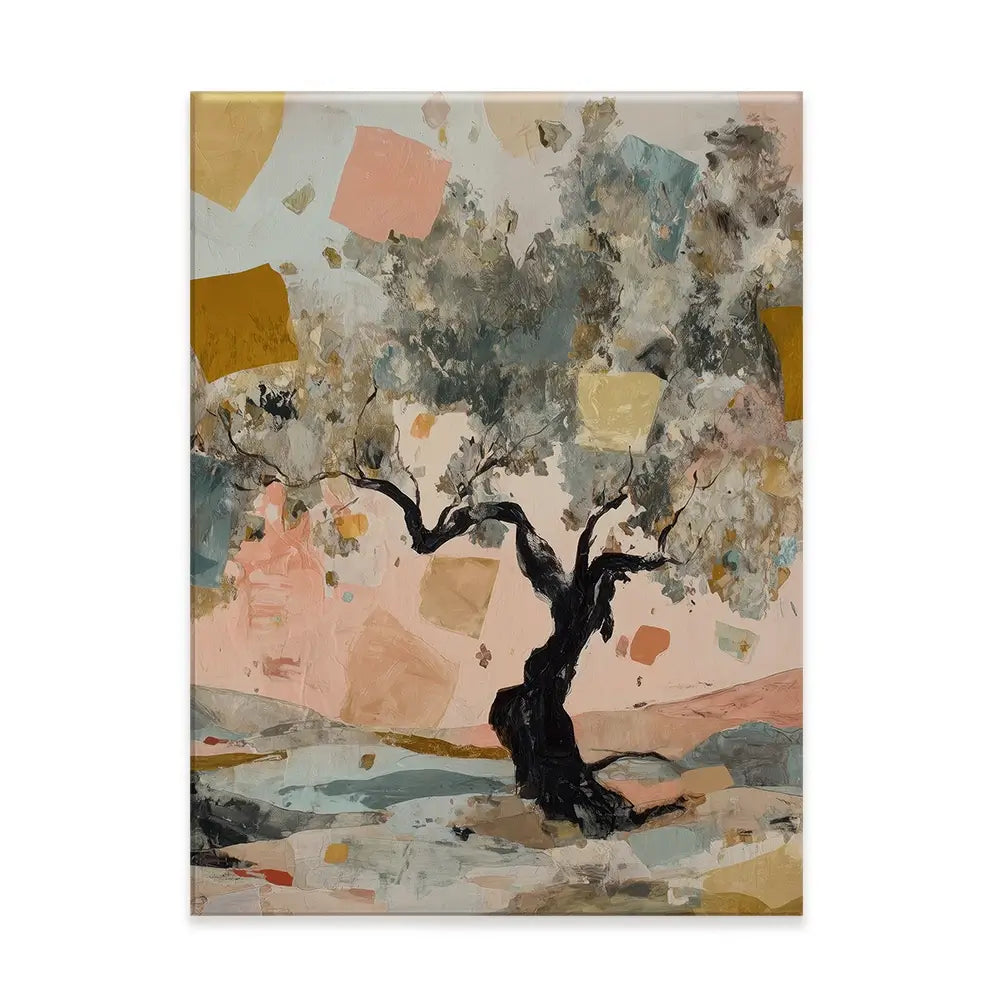 Abstract Confetti Tree Canvas Print Abstract Confetti Tree Canvas Print wall art product Chromatic Storm Studio
