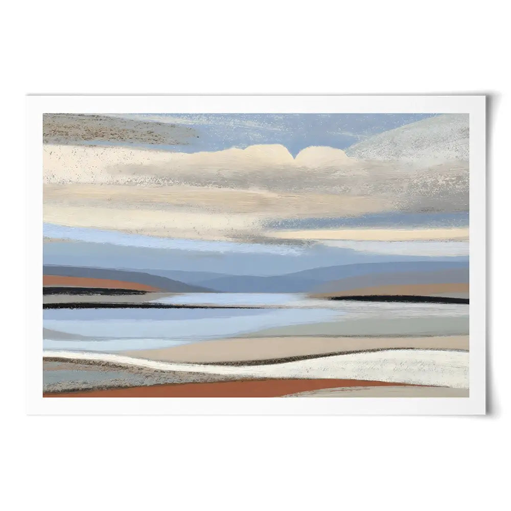 Abstract Desert Landscape Art Print Abstract Desert Landscape Art Print wall art product Franklyn Gregory - Independent