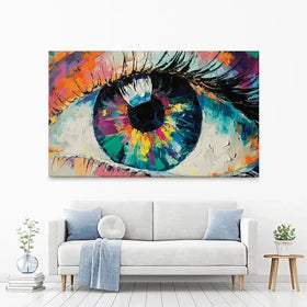 Abstract Eye Canvas Print Abstract Eye Canvas Print wall art product Mari Dein / Shutterstock