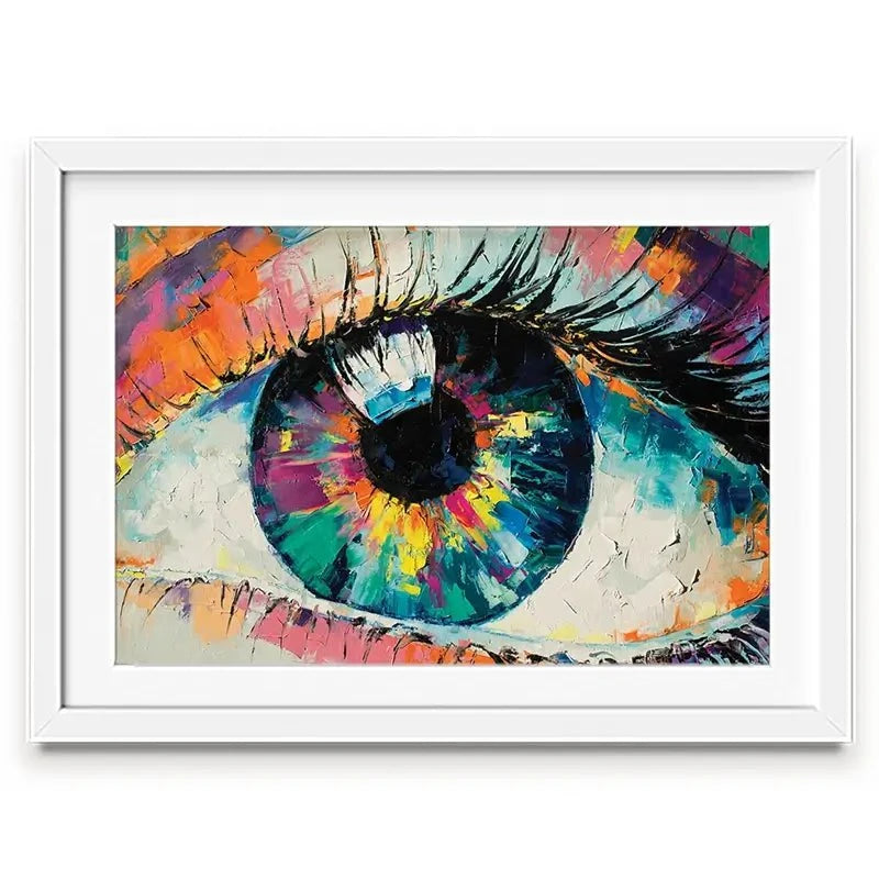 Abstract Eye Framed Art Print Abstract Eye Framed Art Print wall art product Mari Dein / Shutterstock
