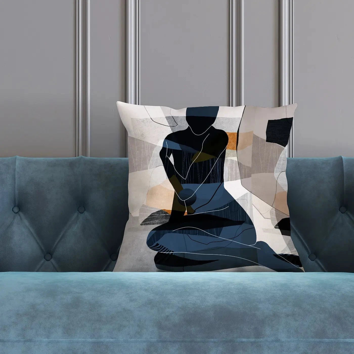 Abstract Female Cushion Abstract Female Cushion wall art product Roberto Moro