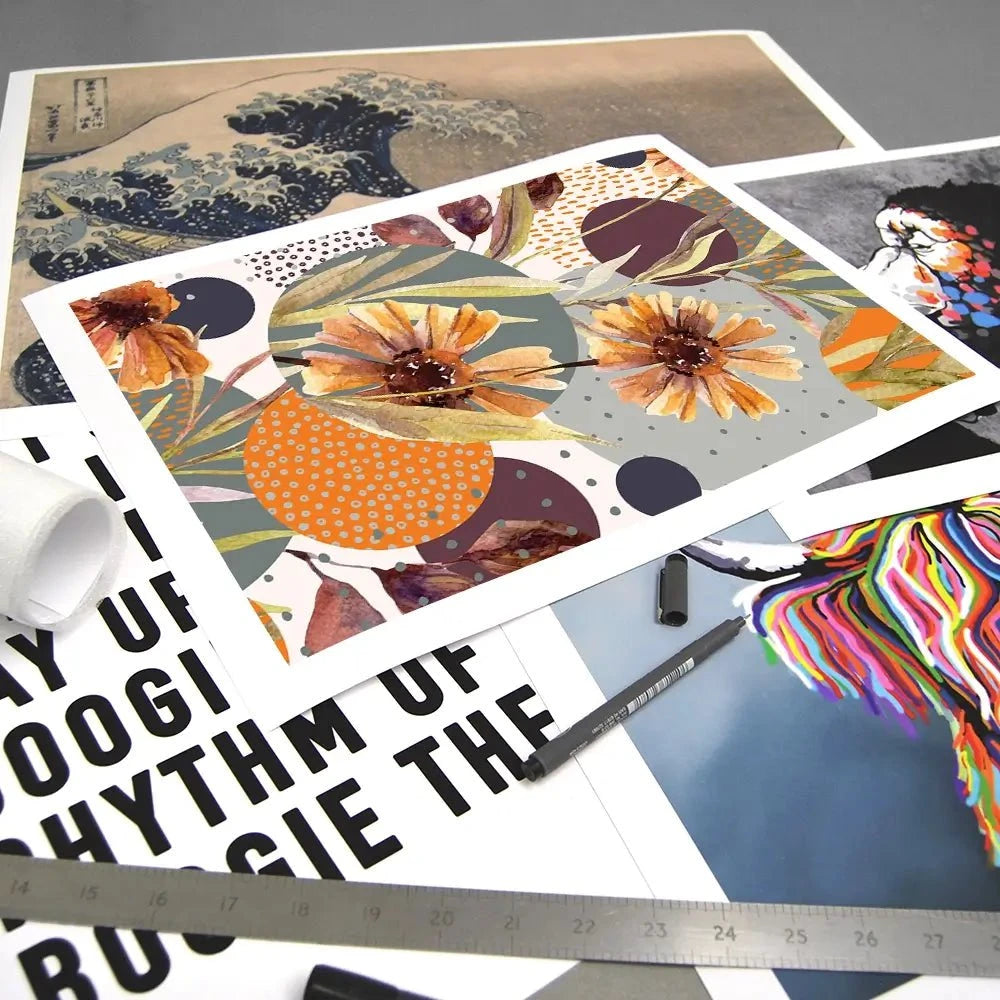 Abstract Floral Art Print Abstract Floral Art Print wall art product Tanya Syrytsyna / Shutterstock