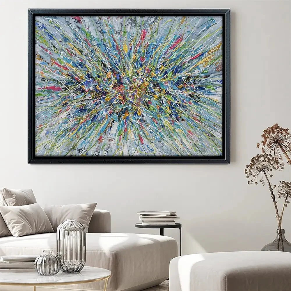 Abstract Floral Bouquet Canvas Print Abstract Floral Bouquet Canvas Print wall art product Olga Tkachyk