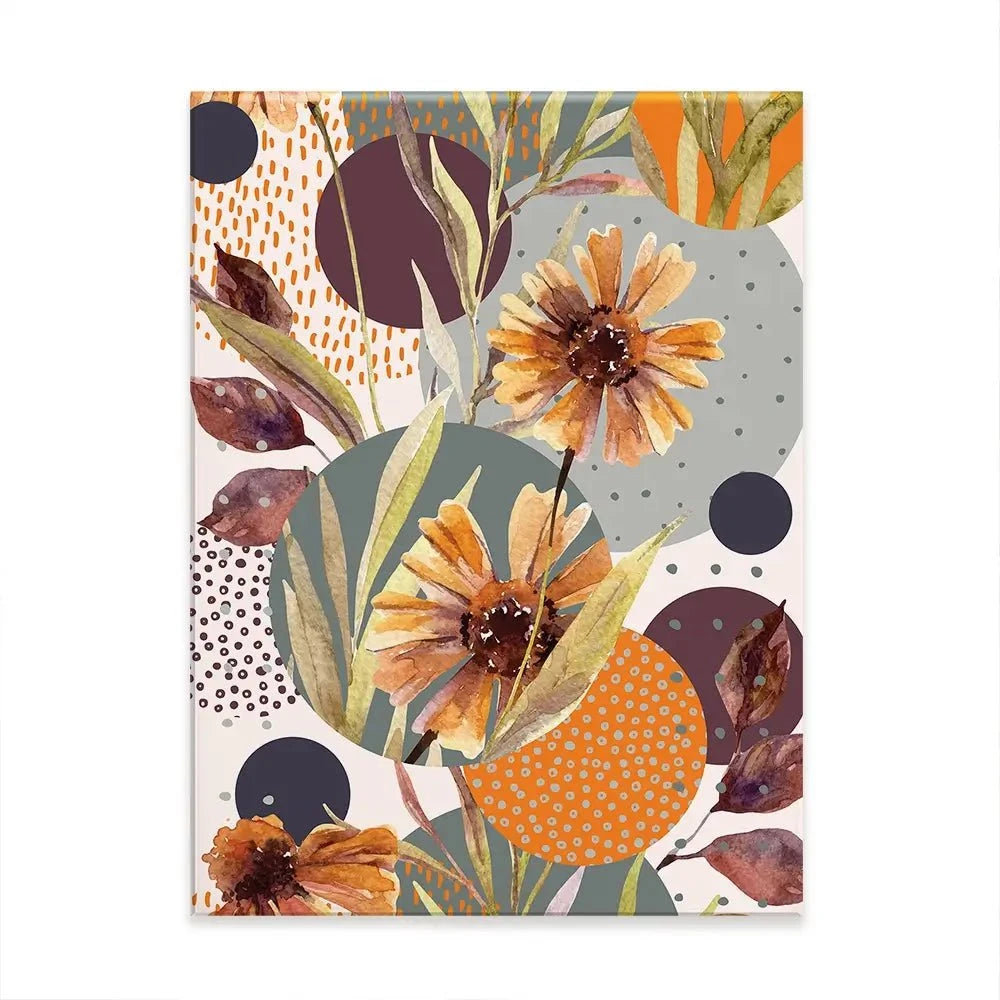 Abstract Floral Canvas Print Abstract Floral Canvas Print wall art product Tanya Syrytsyna / Shutterstock