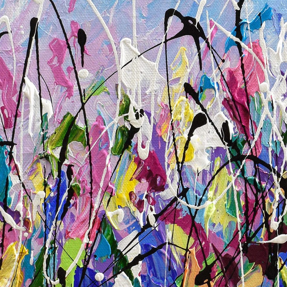 Abstract Floral Mess Art Print wall art product Olga Tkachyk