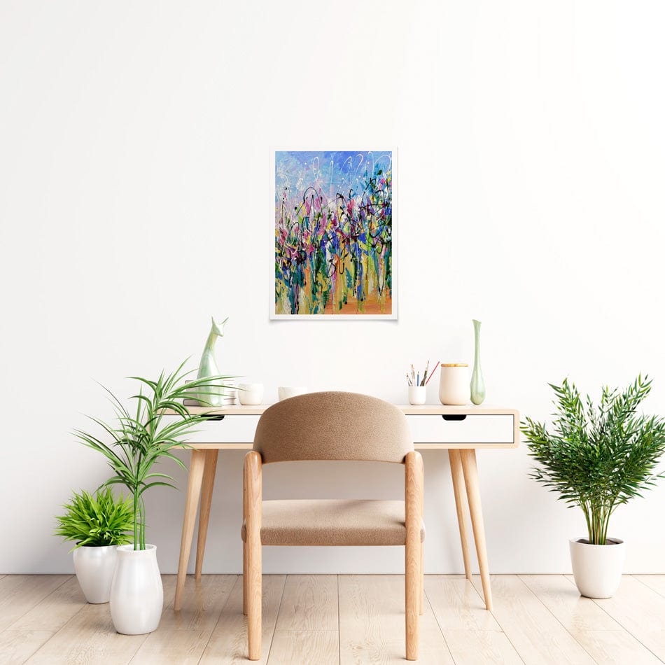 Abstract Floral Mess Art Print wall art product Olga Tkachyk