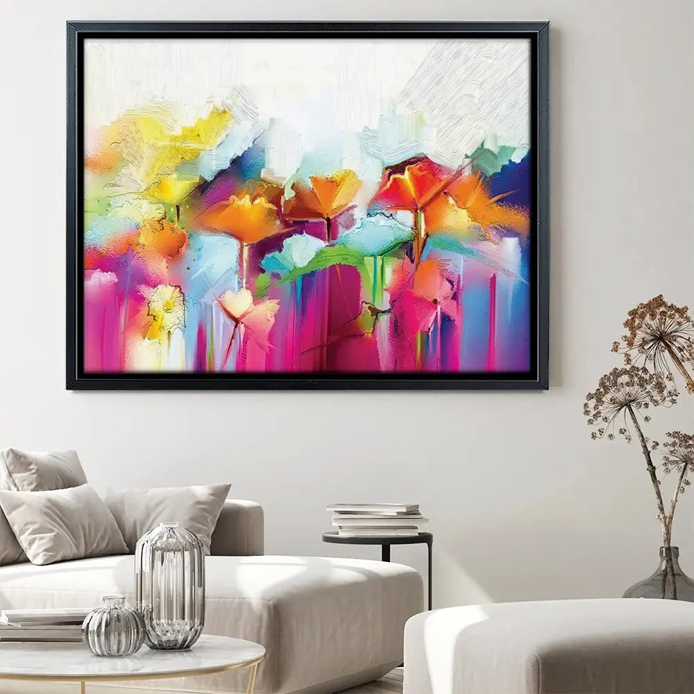 Abstract Flowers Canvas Print Abstract Flowers Canvas Print wall art product pluie_r / Shutterstock