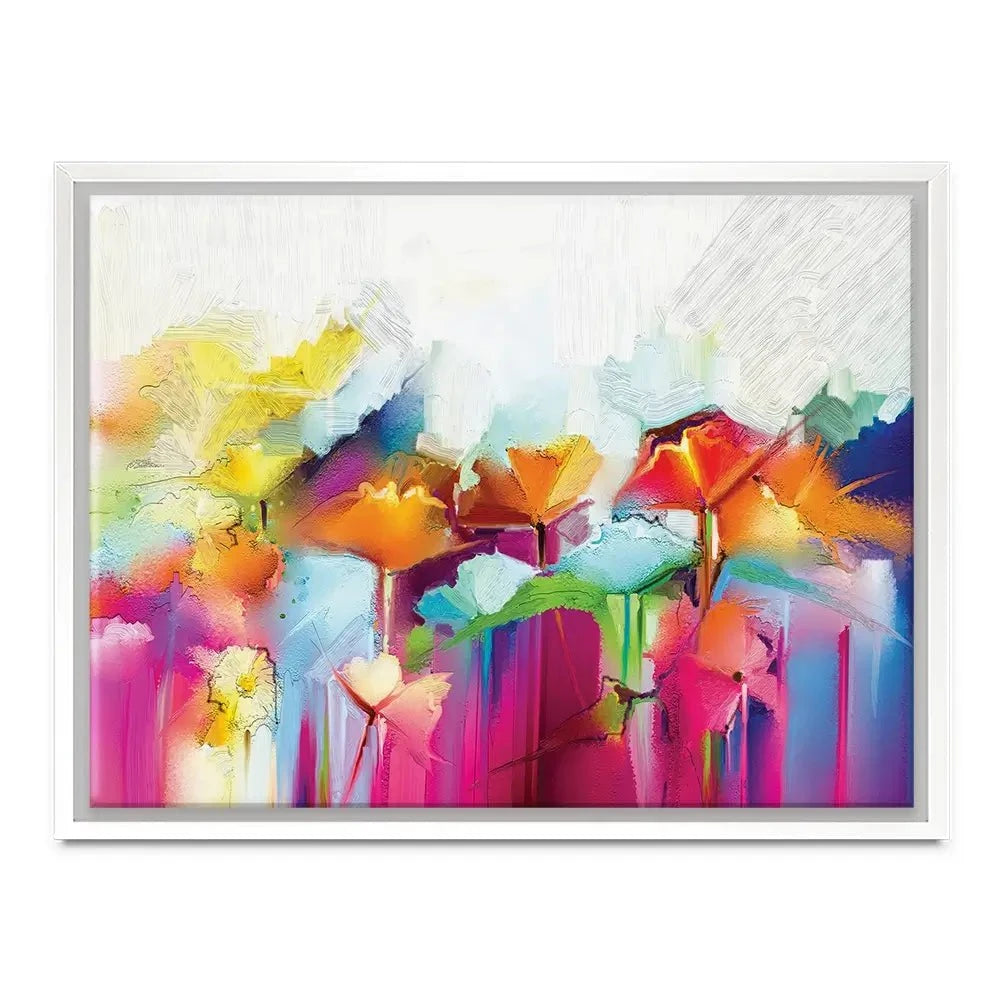 Abstract Flowers Canvas Print Abstract Flowers Canvas Print wall art product pluie_r / Shutterstock