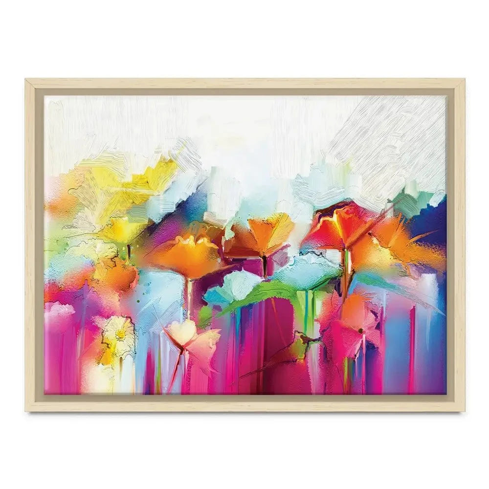 Abstract Flowers Canvas Print Abstract Flowers Canvas Print wall art product pluie_r / Shutterstock