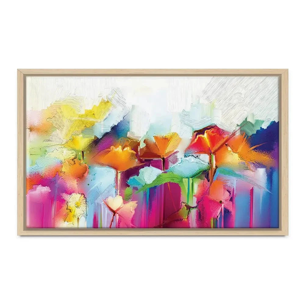 Abstract Flowers Canvas Print Abstract Flowers Canvas Print wall art product pluie_r / Shutterstock