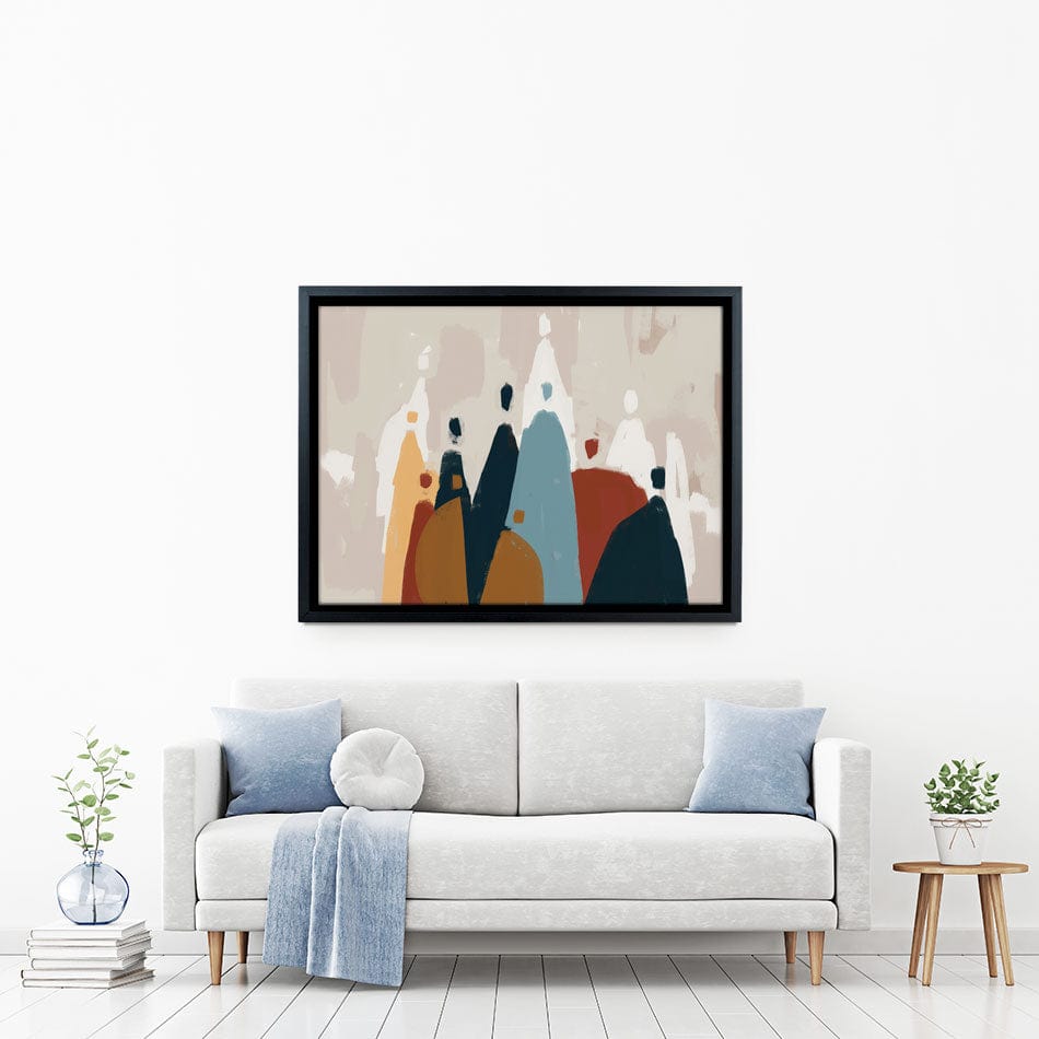 Abstract Group Of People Canvas Print wall art product Cassette Bleue / Shutterstock