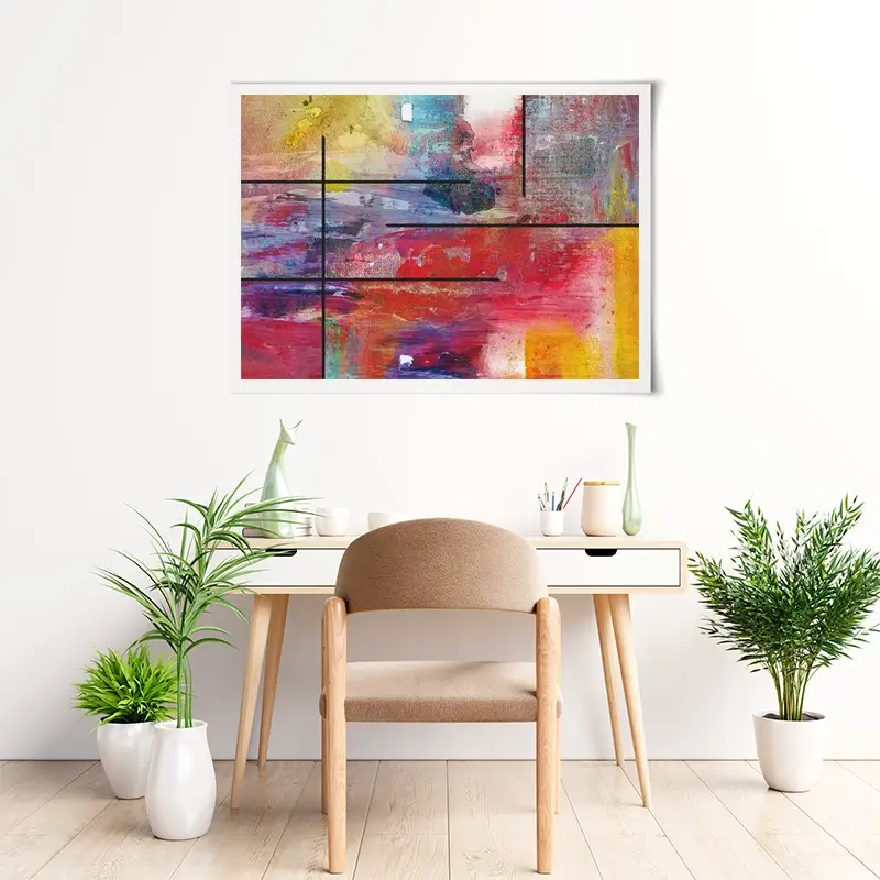 Abstract Lines Art Print Abstract Lines Art Print wall art product AZdesign / Shutterstock