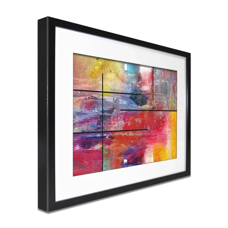 Abstract Lines Framed Art Print Abstract Lines Framed Art Print wall art product AZdesign / Shutterstock