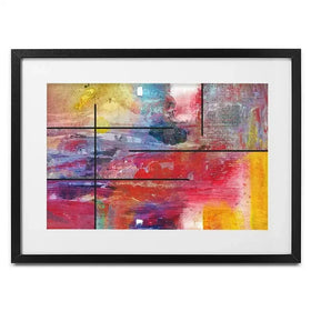 Abstract Lines Framed Art Print Abstract Lines Framed Art Print wall art product AZdesign / Shutterstock