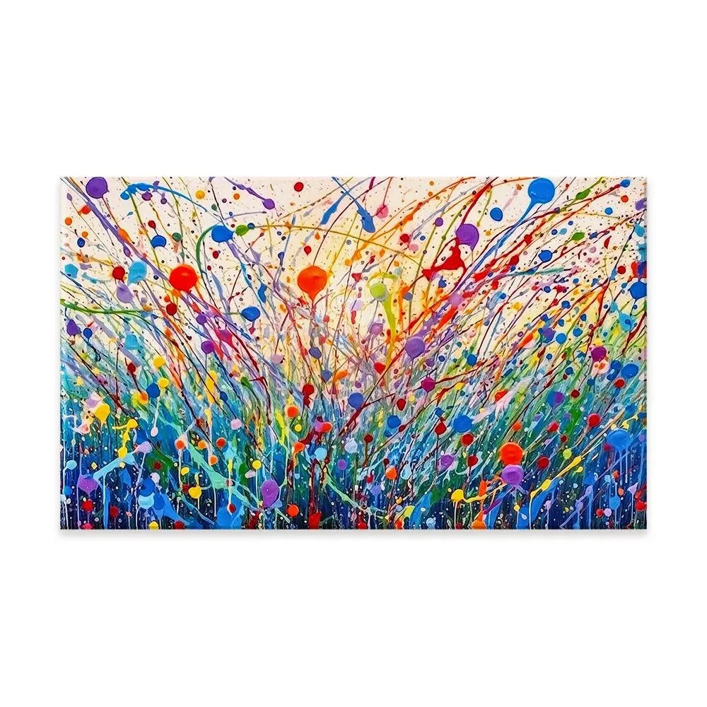 Abstract Meadow Flowers Canvas Print Abstract Meadow Flowers Canvas Print wall art product Lena Owens - Independent