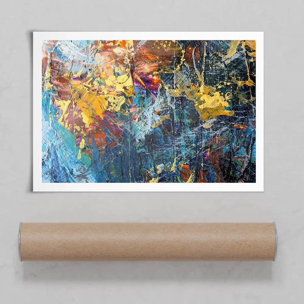 Abstract Mess Art Print Abstract Mess Art Print wall art product S-BELOV / Shutterstock