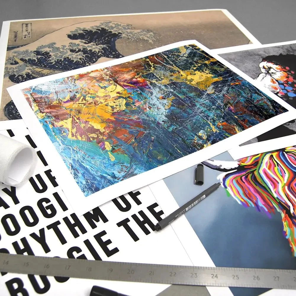 Abstract Mess Art Print Abstract Mess Art Print wall art product S-BELOV / Shutterstock