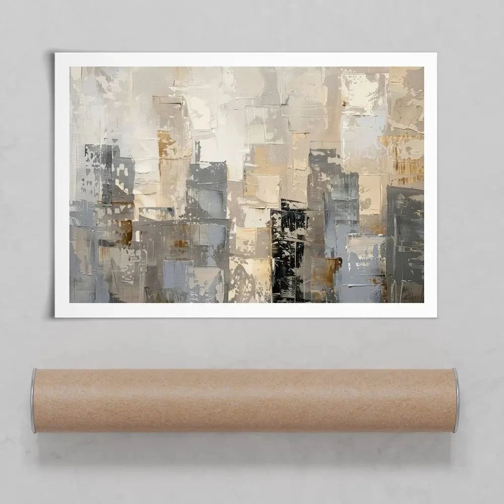 Abstract Moody City Art Print Abstract Moody City Art Print wall art product Creative Studio - Independent