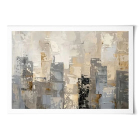 Abstract Moody City Art Print Abstract Moody City Art Print wall art product Creative Studio - Independent