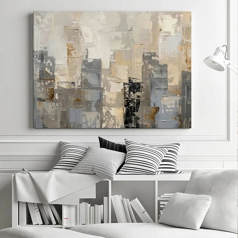 Abstract Moody City Canvas Print Abstract Moody City Canvas Print wall art product Creative Studio - Independent