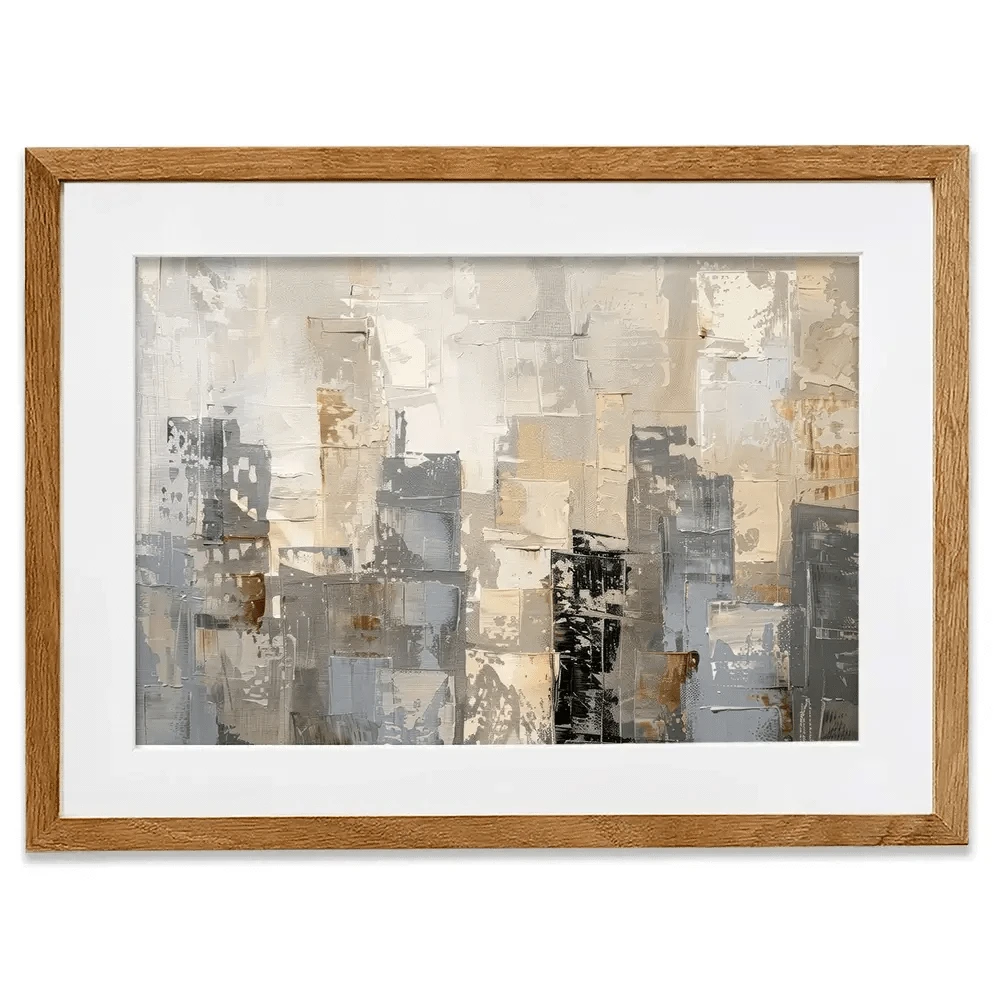 Abstract Moody City Framed Art Print Abstract Moody City Framed Art Print wall art product Creative Studio - Independent