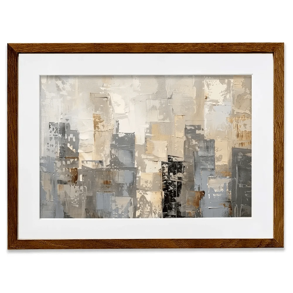 Abstract Moody City Framed Art Print Abstract Moody City Framed Art Print wall art product Creative Studio - Independent