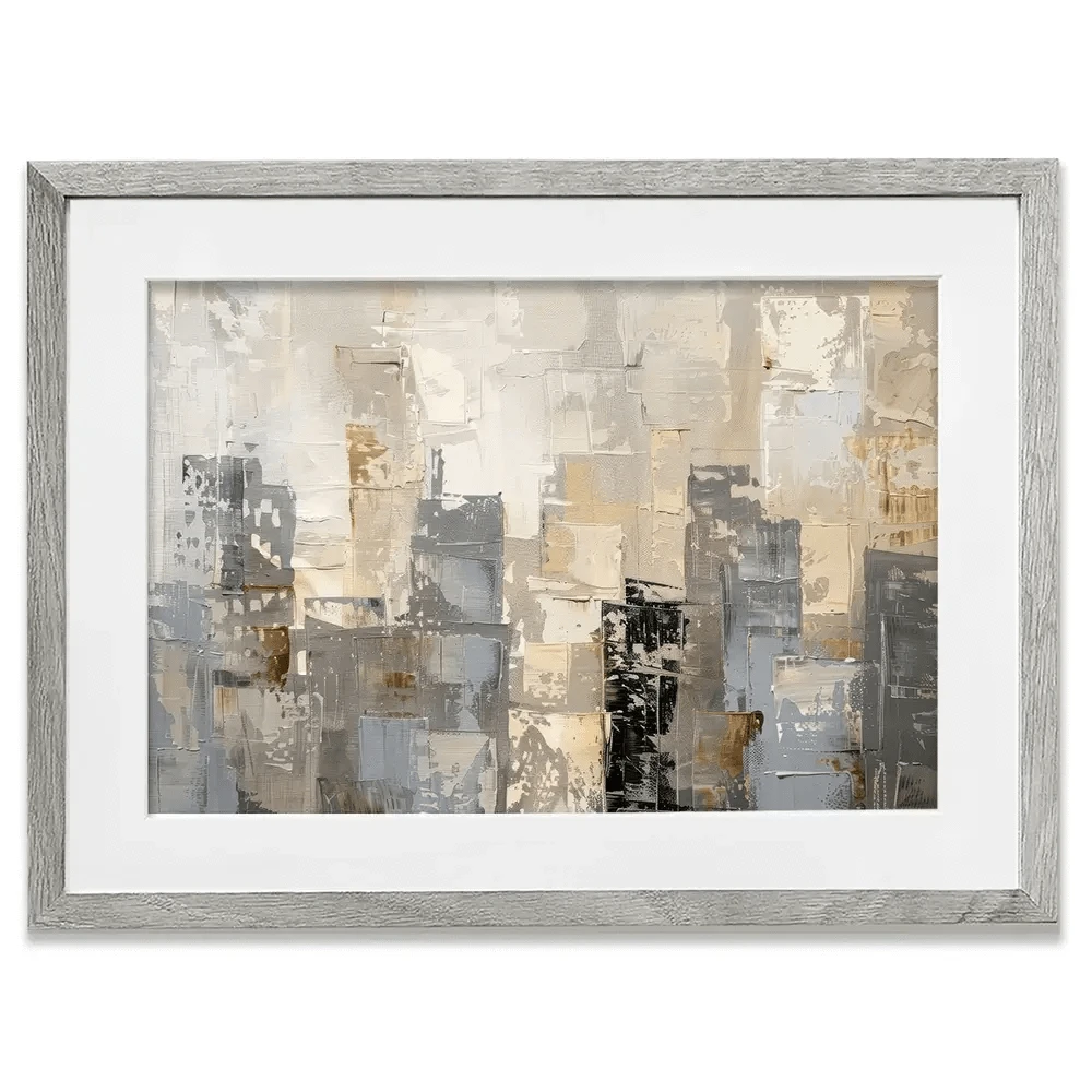 Abstract Moody City Framed Art Print Abstract Moody City Framed Art Print wall art product Creative Studio - Independent
