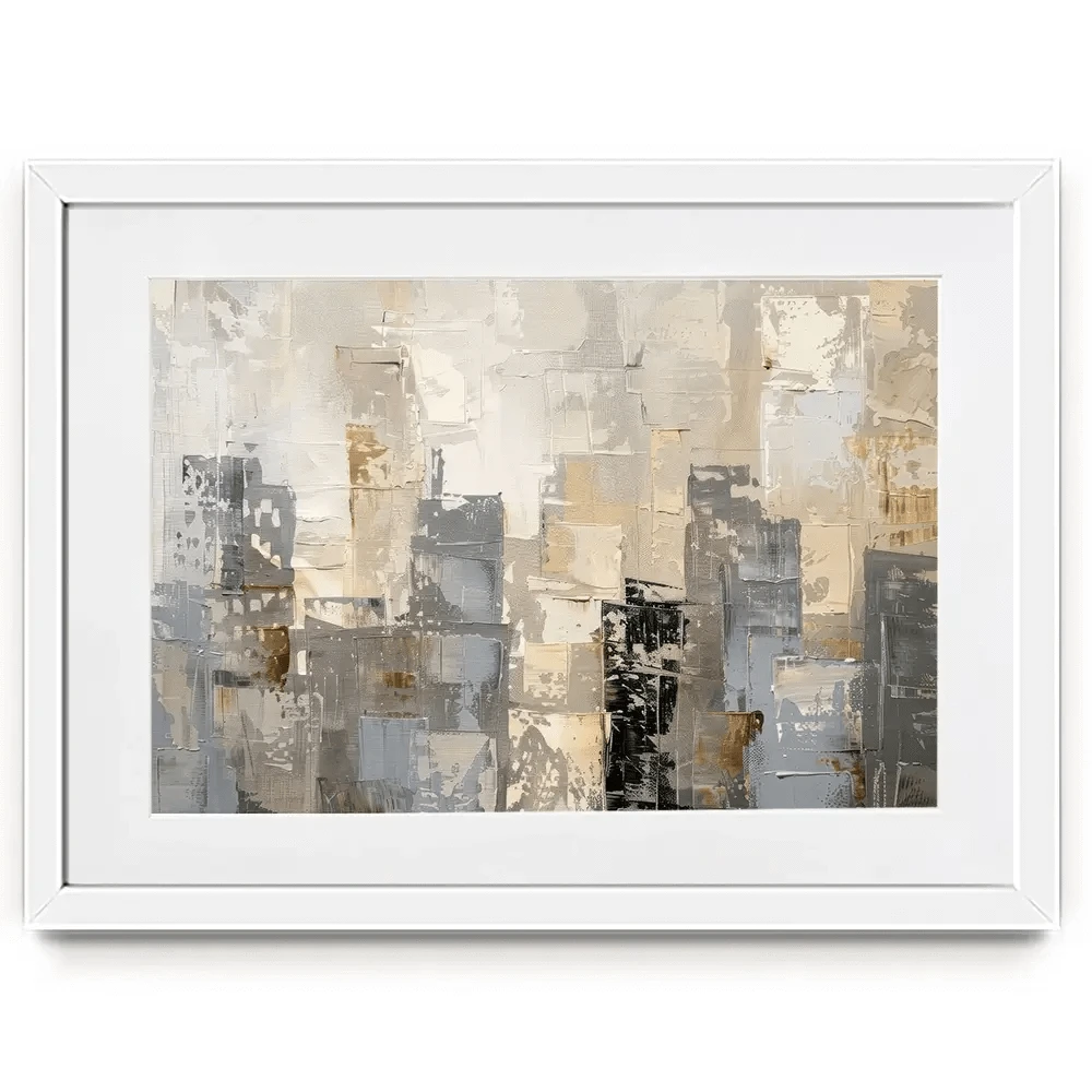Abstract Moody City Framed Art Print Abstract Moody City Framed Art Print wall art product Creative Studio - Independent