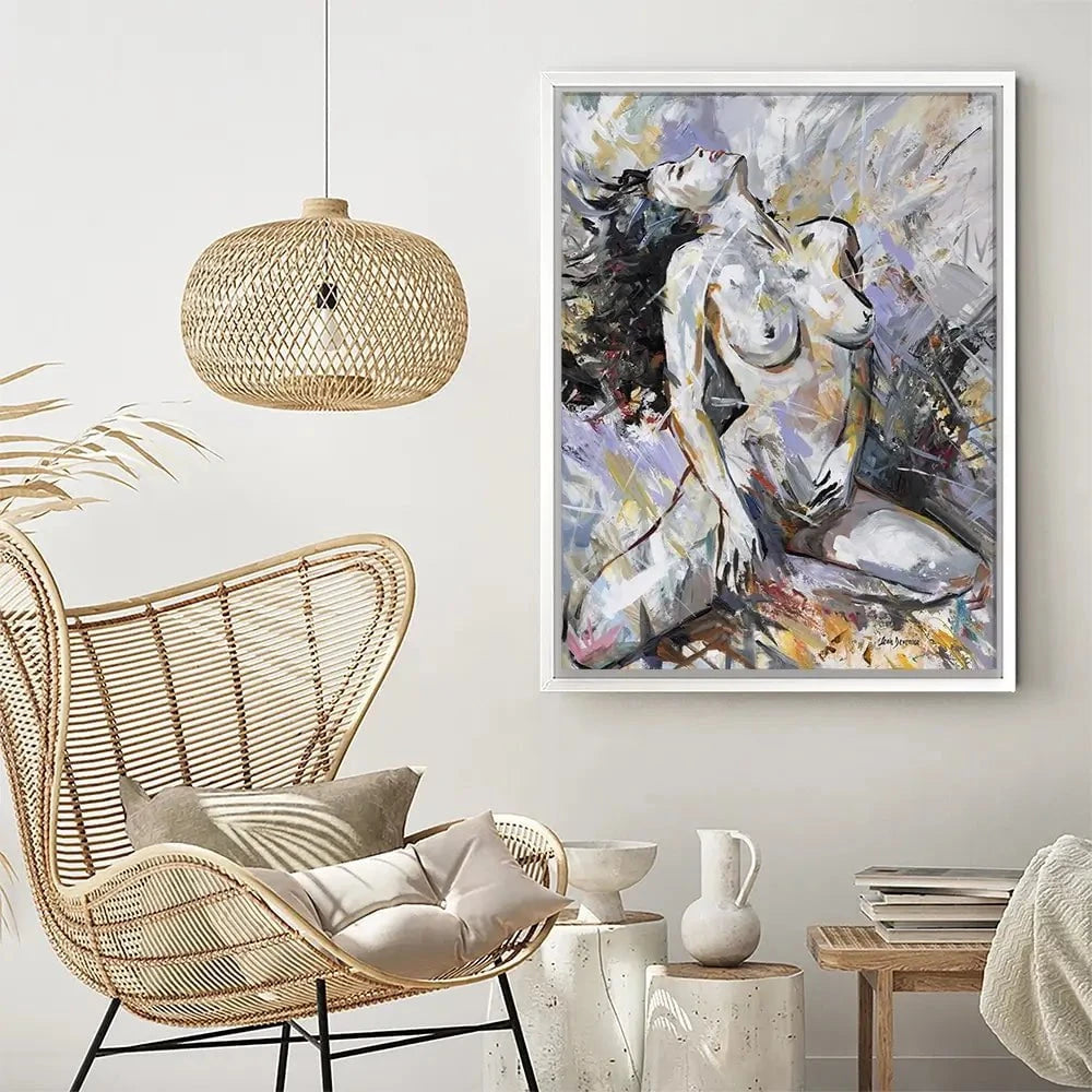 Abstract Nude Woman Canvas Print Abstract Nude Woman Canvas Print wall art product Leon Devenice