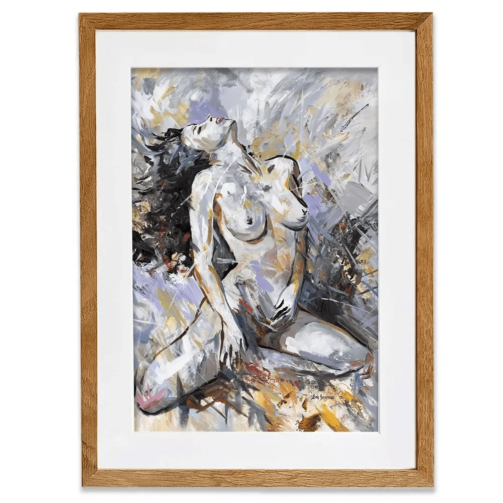 Abstract Nude Woman Framed Art Print Abstract Nude Woman Framed Art Print wall art product Leon Devenice