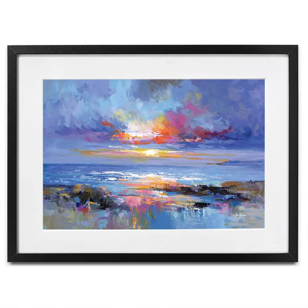 Abstract Seascape Framed Art Print Abstract Seascape Framed Art Print wall art product Leon Devenice