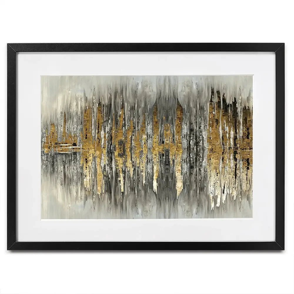 Abstract Sound Wave Framed Art Print Abstract Sound Wave Framed Art Print wall art product Muzi pear studio / Shutterstock