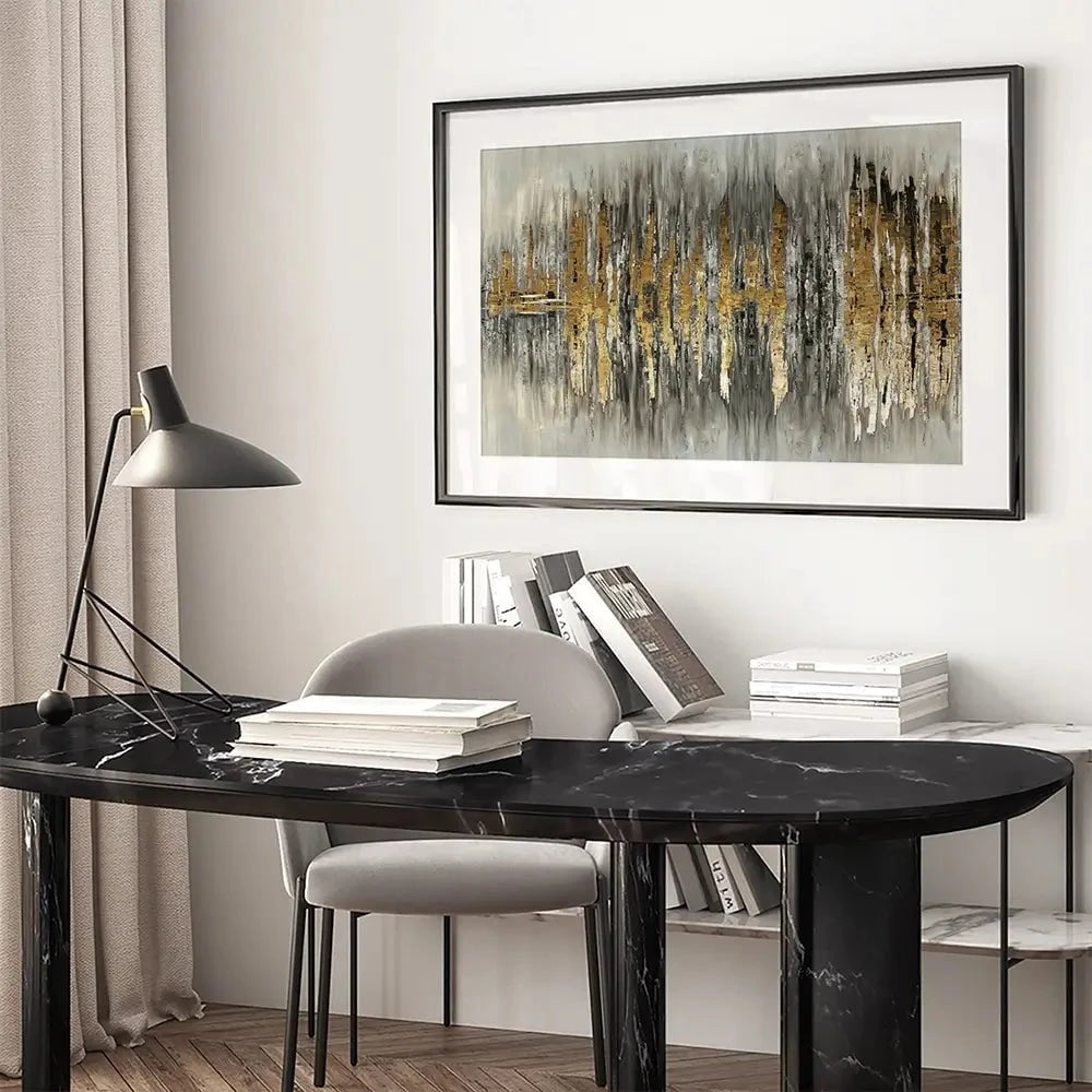 Abstract Sound Wave Framed Art Print Abstract Sound Wave Framed Art Print wall art product Muzi pear studio / Shutterstock