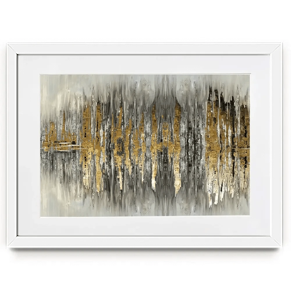 Abstract Sound Wave Framed Art Print Abstract Sound Wave Framed Art Print wall art product Muzi pear studio / Shutterstock