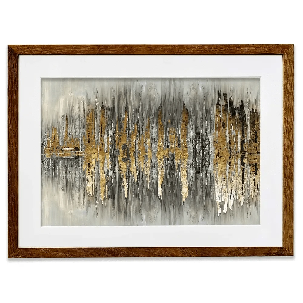 Abstract Sound Wave Framed Art Print Abstract Sound Wave Framed Art Print wall art product Muzi pear studio / Shutterstock