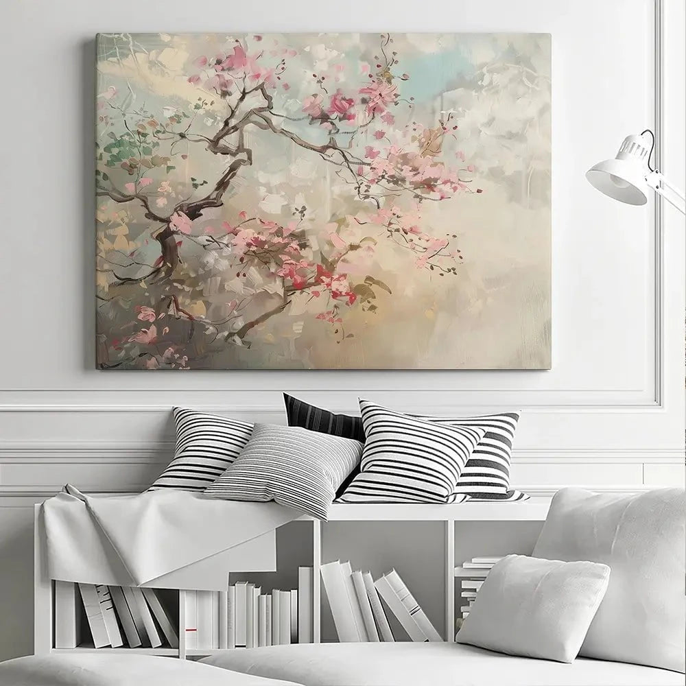 Abstract Spring Tree Canvas Print Abstract Spring Tree Canvas Print wall art product Arlington Prints - Independent