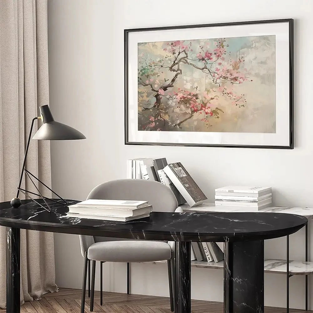 Abstract Spring Tree Framed Art Print Abstract Spring Tree Framed Art Print wall art product Arlington Prints - Independent