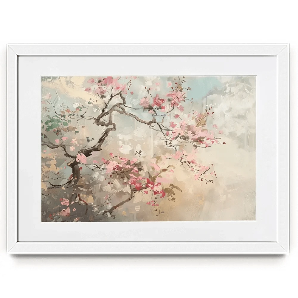 Abstract Spring Tree Framed Art Print Abstract Spring Tree Framed Art Print wall art product Arlington Prints - Independent