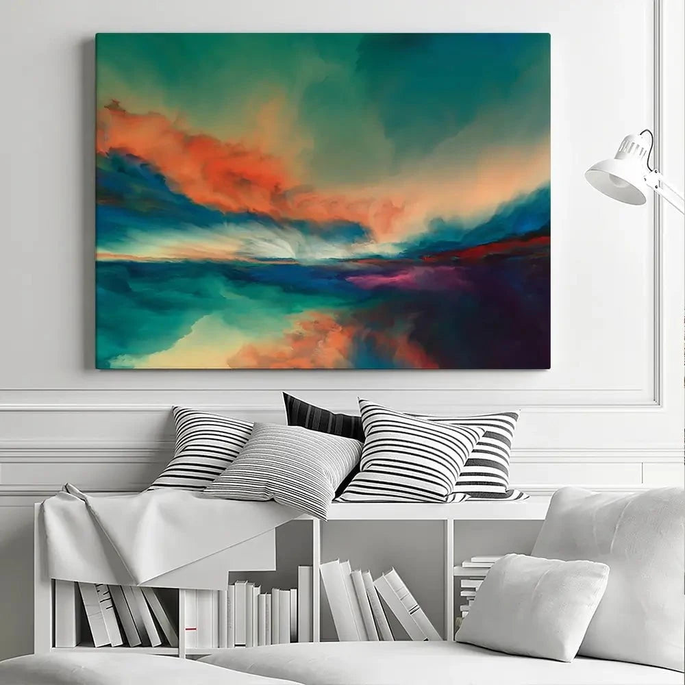 Abstract Sunset Canvas Print Abstract Sunset Canvas Print wall art product agsandrew / Shutterstock