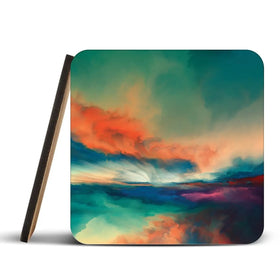 Abstract Sunset Coaster Set Abstract Sunset Coaster Set wall art product agsandrew / Shutterstock